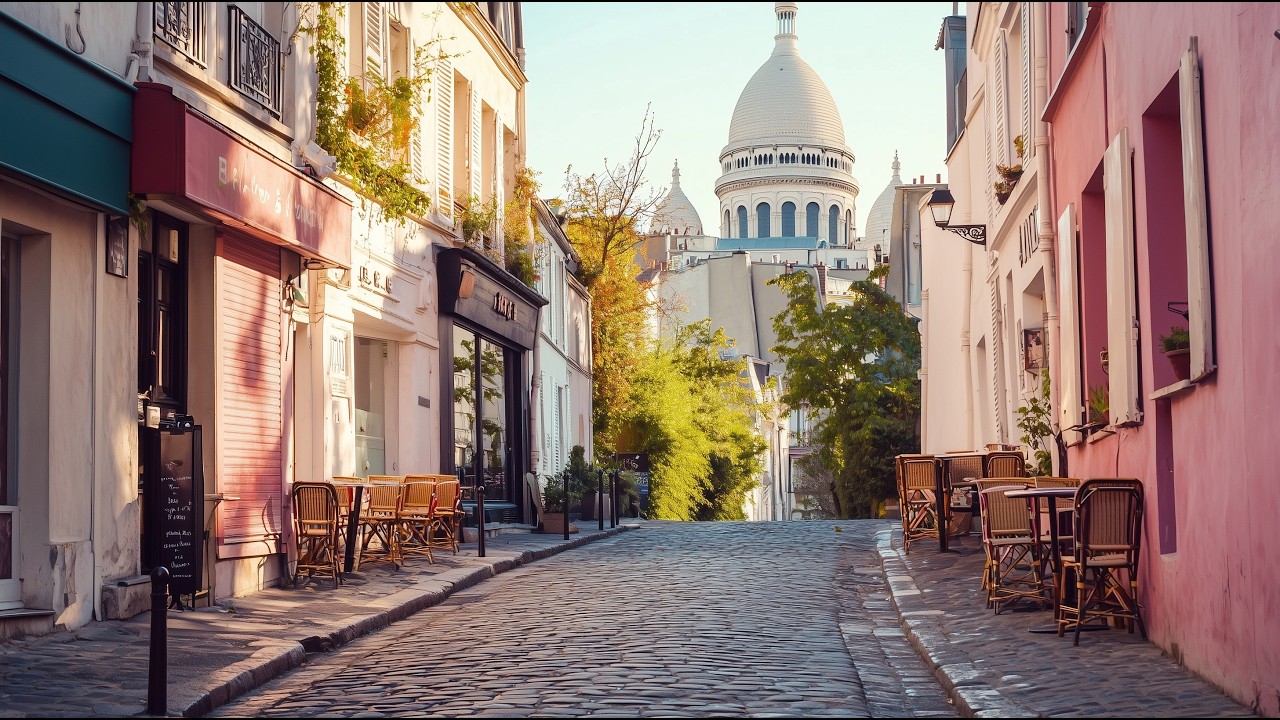 [playlist] 파리 여행, 몽마르트 언덕 ㅣ Travel Jazz Diary | Relaxing Jazz Music