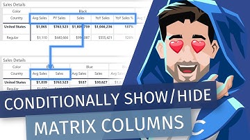 Conditionally Show/Hide Matrix Columns Using Calculation Groups