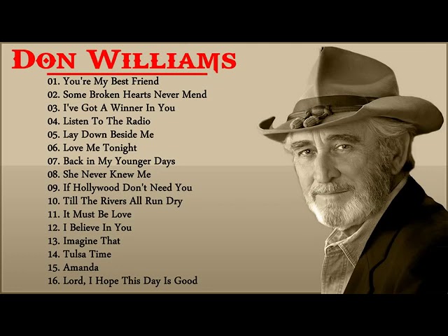Don Williams Greatest Hits   DHARAM SAWH & C  MATSUMOTO   THE GENTLE GIANT OF COUNTRY MUSIC CHANNEL class=