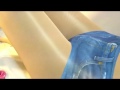 [4K] "Hot pants and shiny pantyhose, leg massage" [PantyhoseCat] ホットパンツと光沢パンスト、脚マッサージ