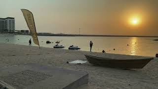 La Mer Beach 🏖 Sunset In Dubai 4K 🇦🇪