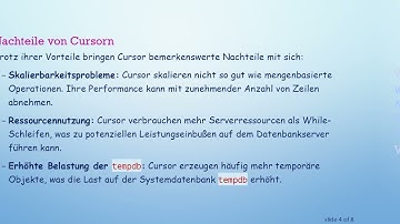 Verstehen der Vorteile und Nachteile von Cursorn vs. While-Schleifen in SQL