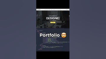 portfolio website 🤯? #reels #portfolio #webdesign