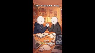 When You Study With A Friend #cs #tech #computer
