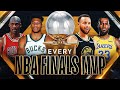 Every nba finals mvp in history  jordan giannis lebron steph and more 