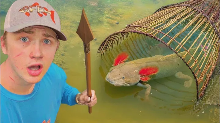 I Caught Axolotls in a Primitive Fish Trap!