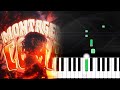 MONTAGEM COMA Piano Tutorial