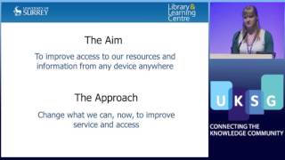 UKSG Conference 2013 - Lightning Talks Session 2 Profile