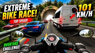 EXTREME BIKE RACE 🏍️🔥 101 KM/H! Crazy Traffic Overtaking Challenge | Bike Racing Game screenshot 1
