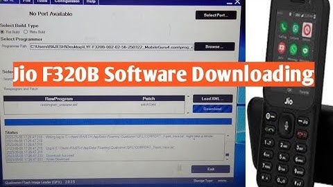 Jio F320B Black Flashing | how to flashing f 320b | software dale