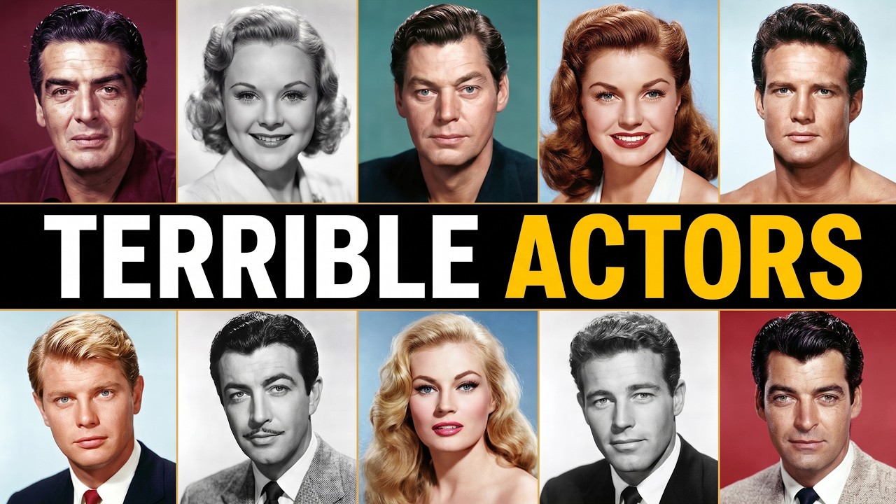 10 Golden Age Stars Who Were WORST At Acting But Still Got Fame