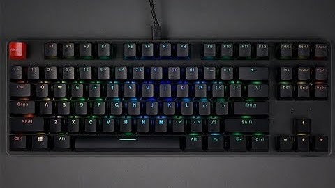 Gmmk TKL brown switch sound test.