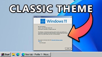 Windows 11 With True Classic Theme!