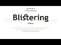 Ref:1_7sE-Ghjeg Pronunciation of blistering | definition of blistering