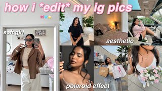 how to *edit* Instagram pictures🎀 aesthetic & easy!! Soft & minimal filters + hacks!! screenshot 4