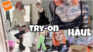 try-on clothing haul 🛍️(temu) + unboxing presents! 🎁| vlogmas | 2022 |