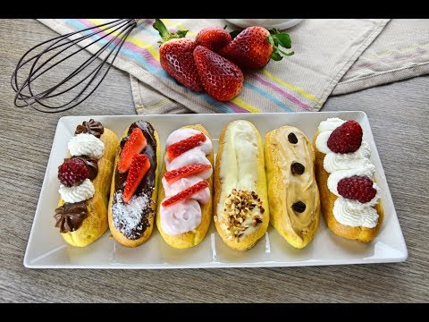 Vídeo: Como Fazer éclairs Franceses Arejados