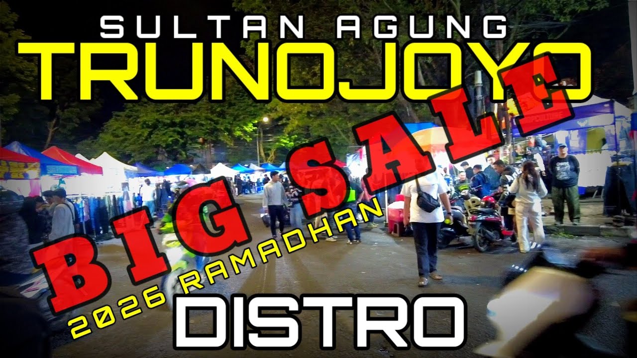 LUAR BIASA SITUASI TERKINI JALAN SULTAN AGUNG TRUNOJOYO ‼️BIG SALE BAJU ...