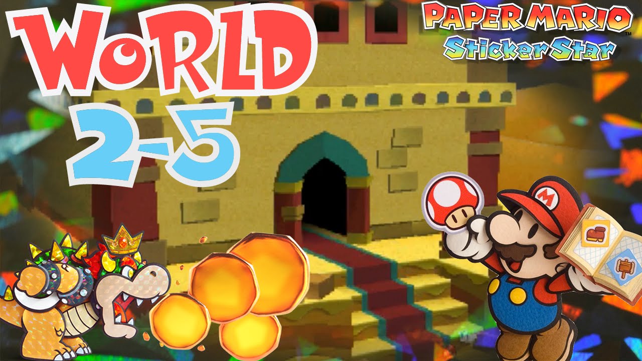 paper mario sticker star world 2 5 drybake stadium myogaming