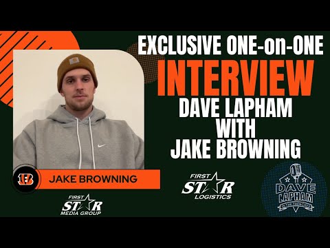 Exclusive one-on-one bengals quarterback jake browning with dave lapham in the trenches