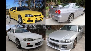 DIFFERENCES BETWEEN THE NUMEROUS R34 SKYLINE VARIANTS EXPLAINED!