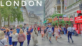 England, London Summer 2023 4K HDR Walking Tour | London Virtual Summer Streets walk