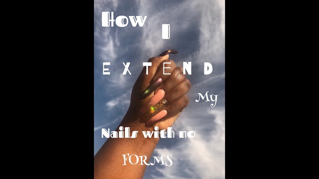 How I Extend My Nails without Nail Forms - YouTube