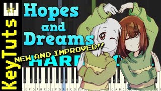NEW AND IMPROVED Hopes and Dreams & SAVE the World - Hard Mode [Piano Tutorial] (Synthesia)