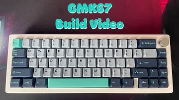 Zouya GMK67 build video with sound tests!