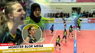 Sisi Kejam Mega Kembali ! Bloking Megatron Buat Zhidkova Sampai Begitu Frustasi