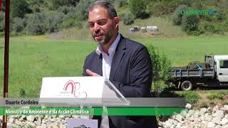 Remoção de açude obsoleto no rio Alviela no concelho de Santarém