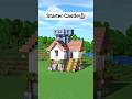 Minecraft Starter Castle🏰 #minecraft
