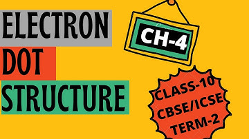 ELECTRON DOT STRUCTURE CLASS 10 | LEWIS STRUCTURE | CBSE CH-4 SCIENCE | CARBON COMPOUNDS | #TERM2