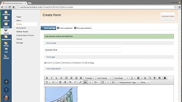 Formatting Your Coaches Console Forms