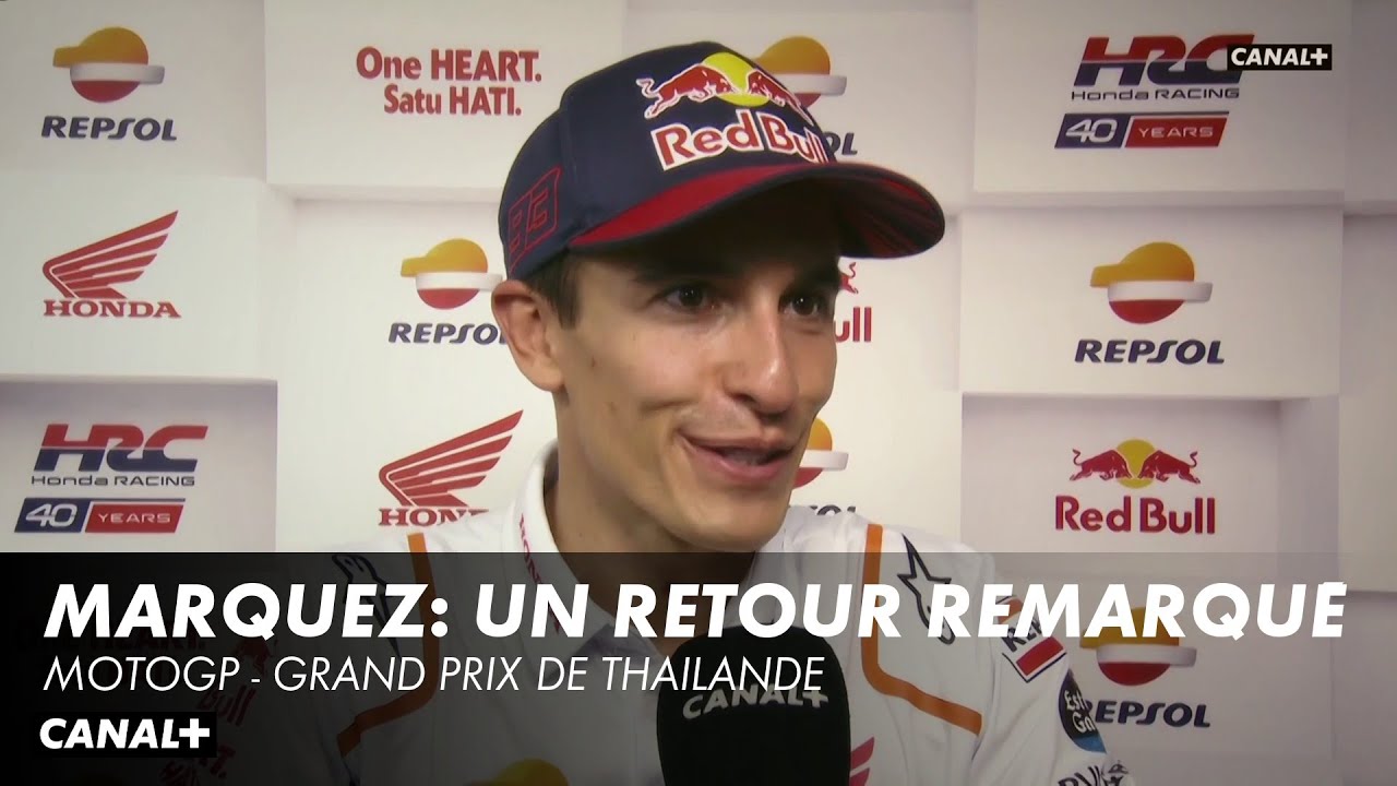 Marquez un retour remarqu   Grand Prix de Thailande   MotoGP