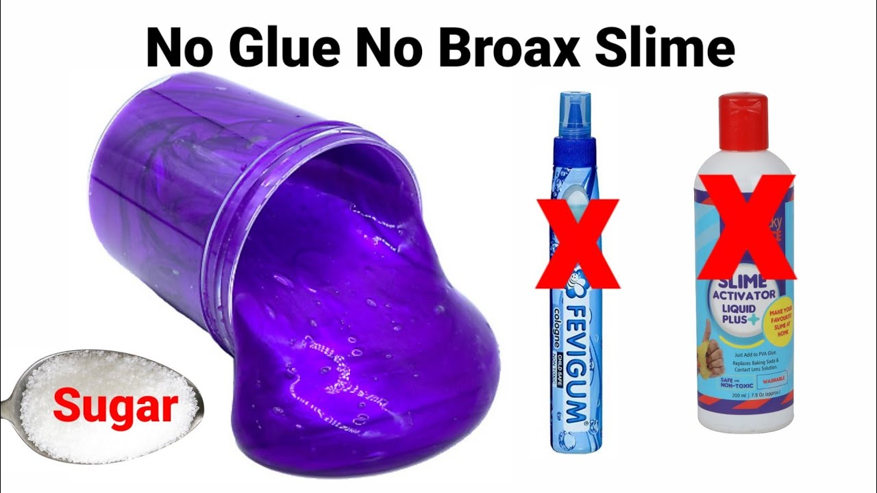 How to make slime activator without contact lens solution and borax!!  Activator for any glue!! 