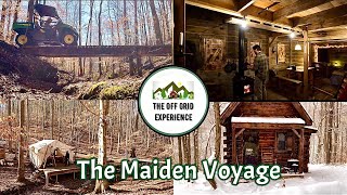 The Maiden Voyage | Winter “Blizzard” | New Log Cabin Design | Wall Tent Repair | An Oh S**t Moment