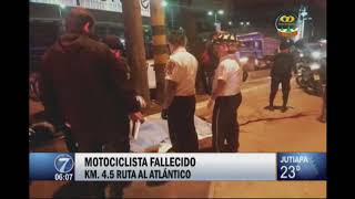 Motociclista muere al caer en el asfalto en la Ruta al Atlántico Motociclista muere al caer en el asfalto en la Ruta al Atlántico