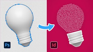 Learn how to place text inside an object shape in Adobe InDesign