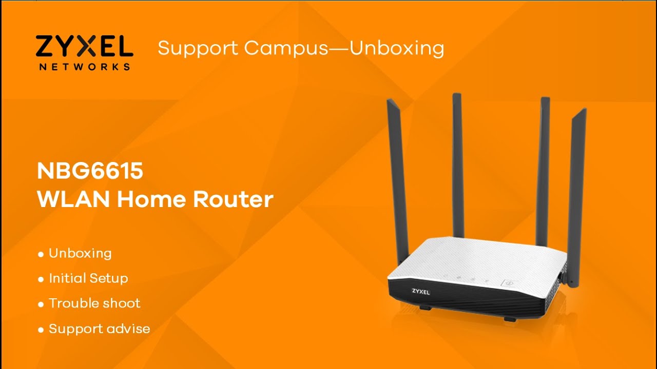 ZYXEL NBG6615 Wireless Router Unboxing & Initial Setup [EN] - YouTube