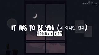 Monday Kiz `It Has To Be You (너 아니면 안돼)` Easy Lyrics