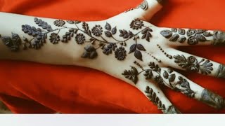 Qatar design in simple steps|| soft henna patern|| gulf henna design|| mehandi by Reshma|| screenshot 1