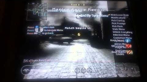 My JTAG! Proof  Mw2, Cod4, Black ops 1 Mod menu!