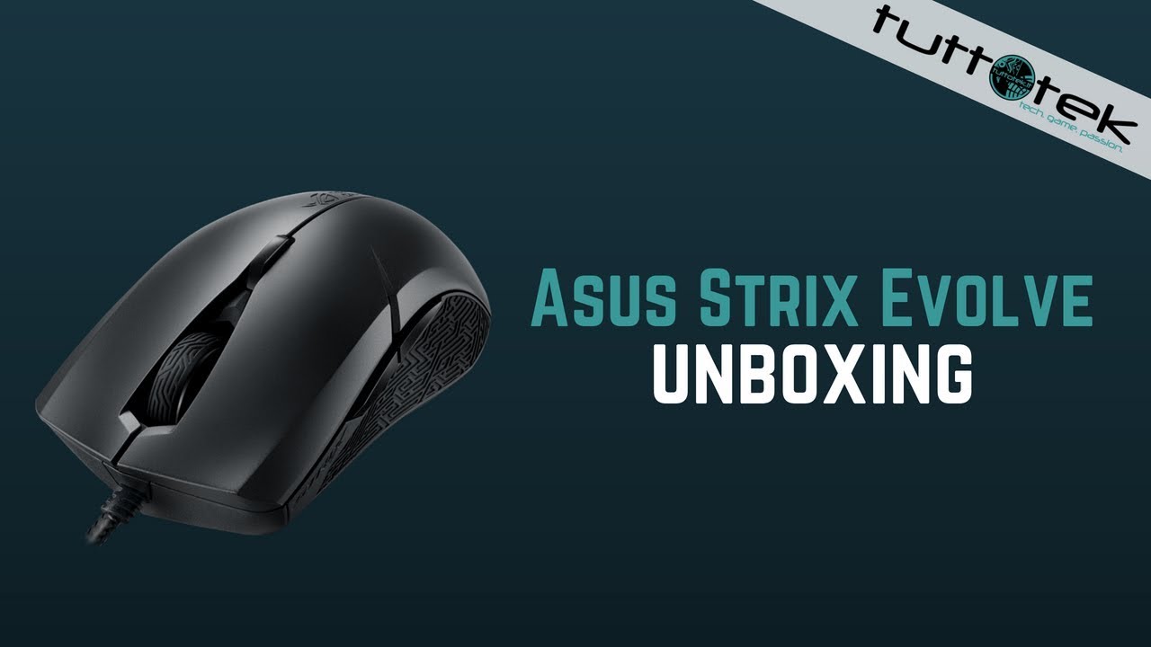 Asus Strix Evolve Gaming Mouse Unboxing YouTube