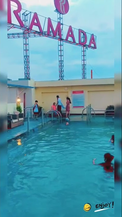 RAMADA HOTEL | ENJOYING SWIMMING #hotel #swimming #swimmingpool #ramadahotel #enjoy