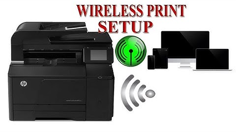 HP Laser Jet Pro 200 Color Wireless Print Setup