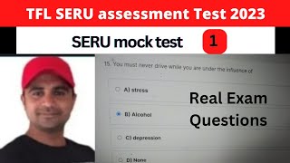 SERU assessment TFL Test  | SERU mock test, TFL SERU Test 2023 | TFL SERU mock test, SERU assessment