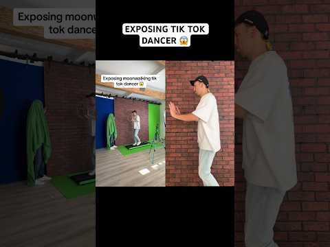 Tik tok moonwalking dancer exposed 😱