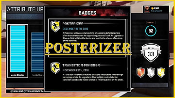NBA 2K16 - How To Get The Posterizer Badge