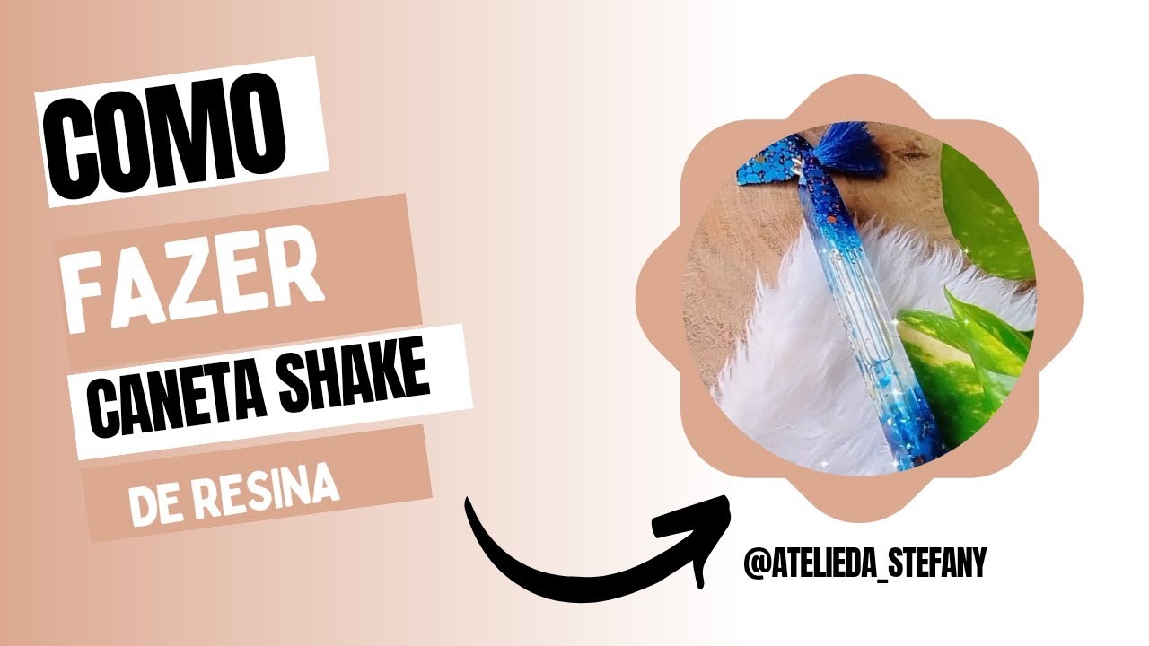 CANETA SHAKER DE RESINA